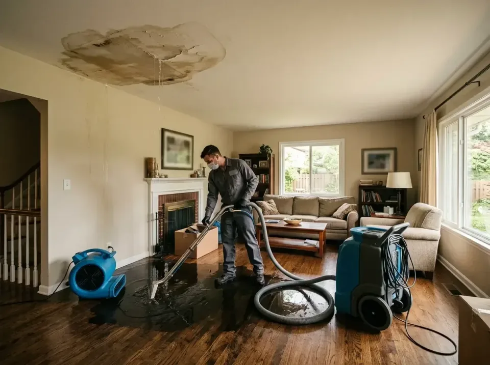 attic-pipe-burst-ceiling-drip-008 — frequently asked questions, Water Damage Restoration & Carpet Care in Berlin, MD